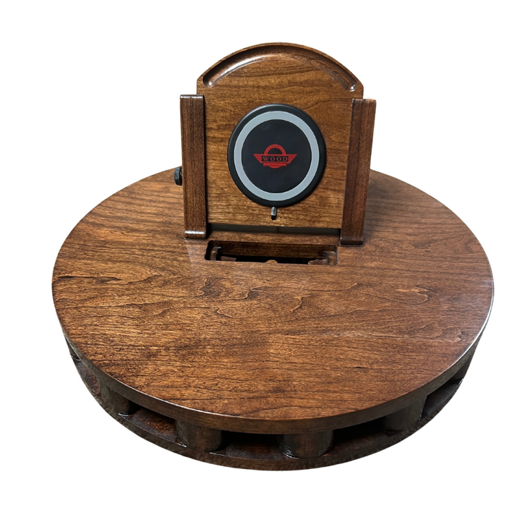 Solid wood built in charging pad hands free conference call richer sound quality stereo American made craftsmanship