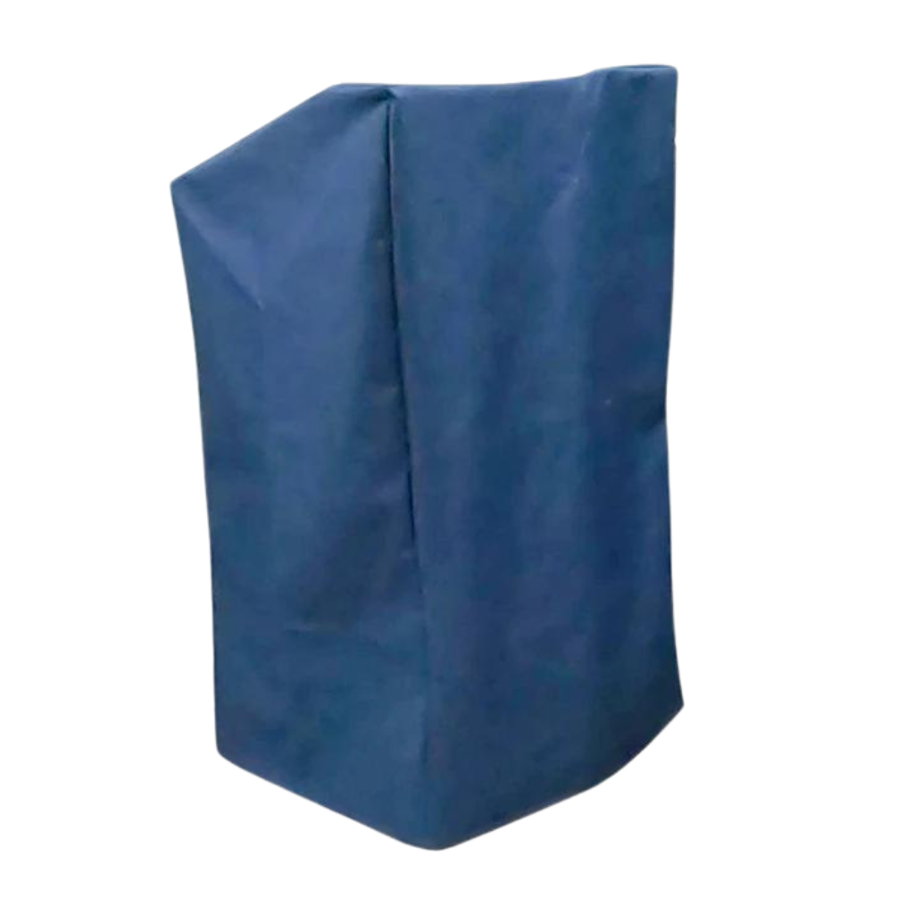 Durable Blue Hydrotuff™ podium cover made from polyester with PVC coating, protecting lecterns from dust, spills, and wear.