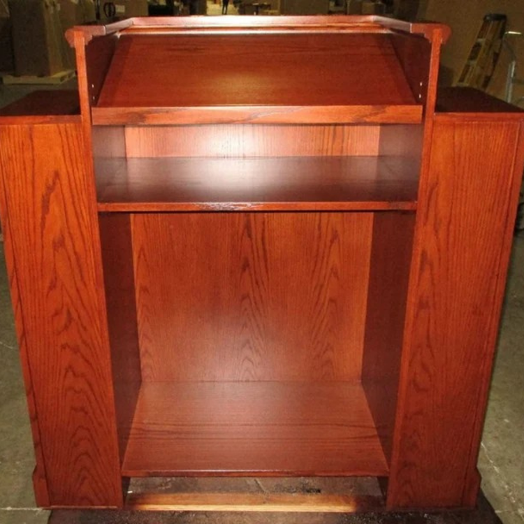 Heritage Church Wing Oak Wood Pulpit