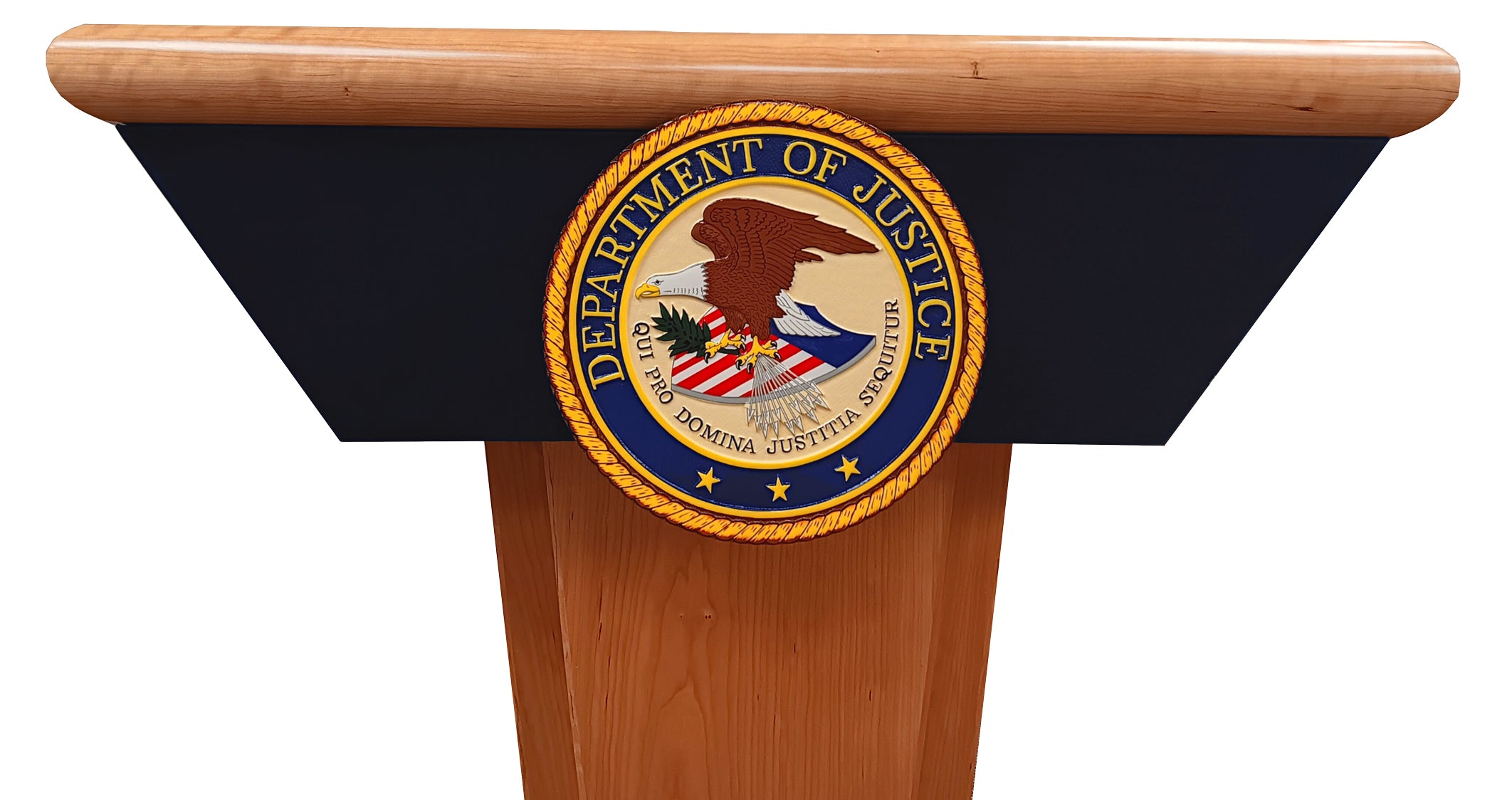"Titan™ Premium Solid Hardwood Height Adjustable Lectern, featuring a sturdy, elegant design with customizable height for comfort during presentations and speeches. Crafted from high-quality wood for lasting durability and style."



