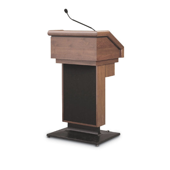 The Keynote Solid Hardwood Lectern / Podium