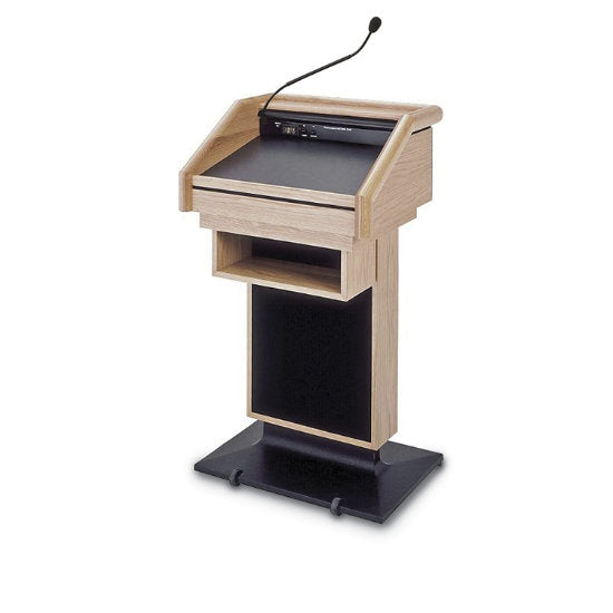 The Keynote Solid Hardwood Lectern / Podium