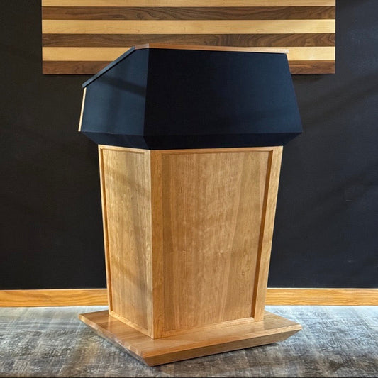 large ballistic presidential style podium