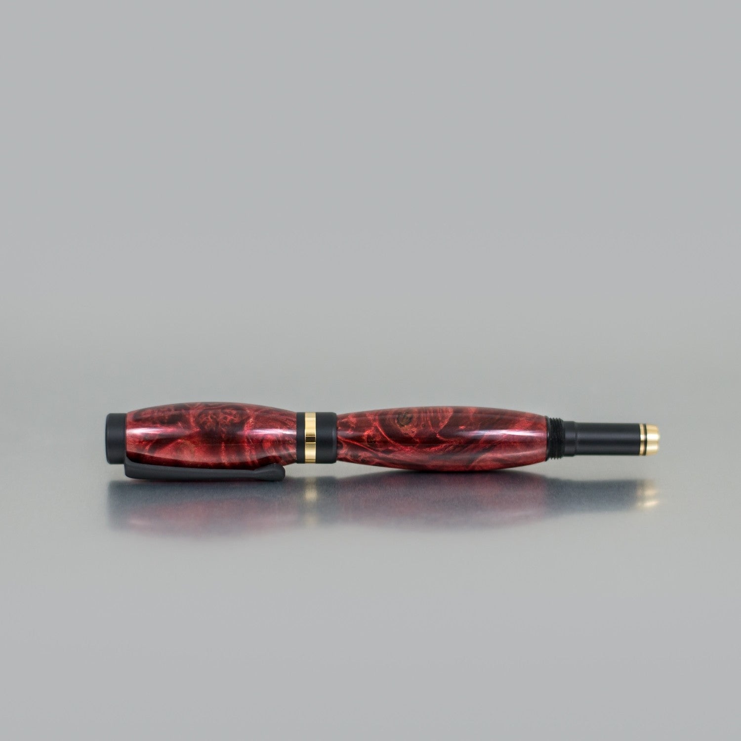Executive pen made from rare mauve Buckeye Burl wood