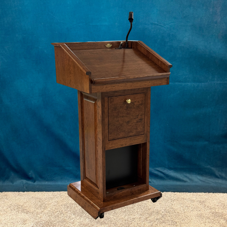 Counselor Evolution™ Premium Wooden Portable Sound Podium