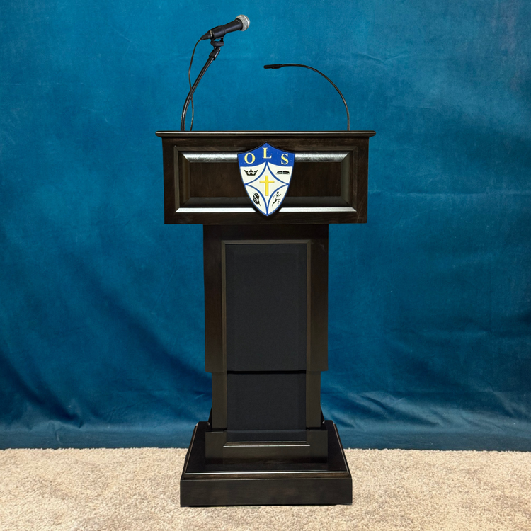 Counselor Evolution Lift™ Lectern - Height Adjustable Podium with Premium Sound System