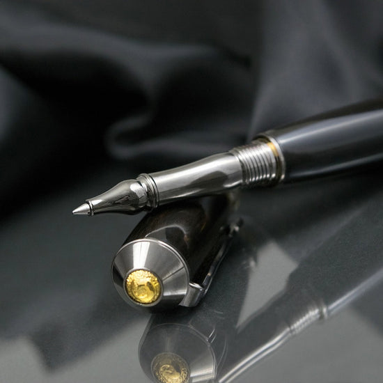 Exotic African Blackwood writing pen in rosewood gift box