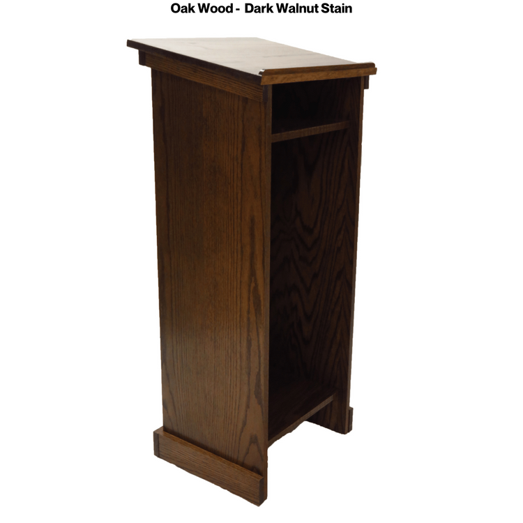 Assistant™ Full Pedestal Oak Podium