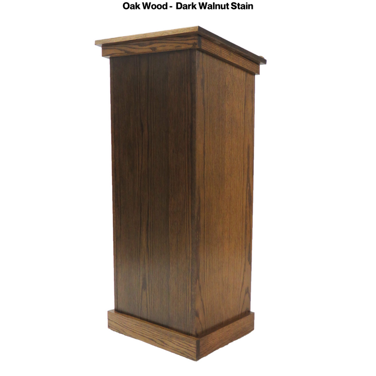 Assistant™ Full Pedestal Oak Podium