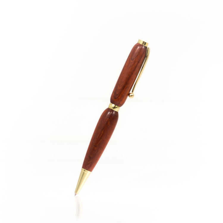 Handcrafted Padauk Wood Pen - Refillable Ballpoint