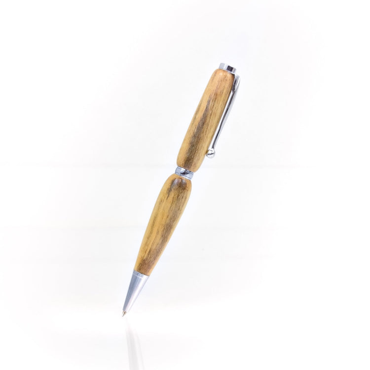 Handcrafted Spalted Maple Wood Pen - Refillable Ballpoint Made in USA
